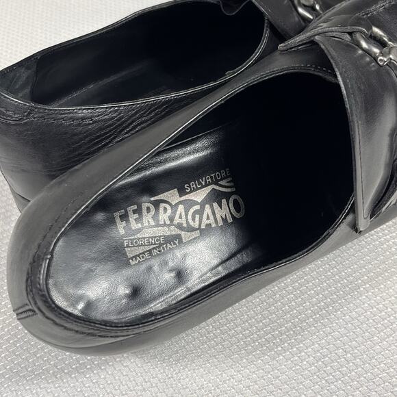 Salvatore Ferragamo Gregory Leather Shoes Size 9.5 2E Made In‎ Italy main image 7